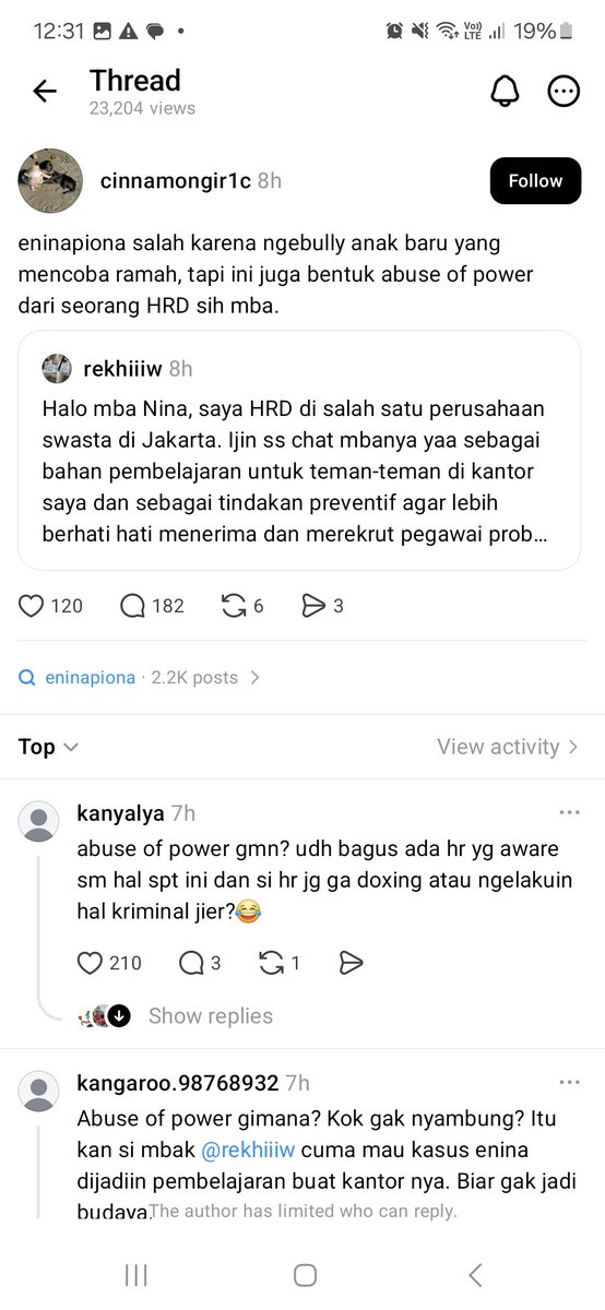 JGyu88's tweet photo. @cinnamongirlc Wkwkwk kau lagi cari validasi bgt nih? Semua warga thread kontra sama statement kau sampe kau limit itu komentar. Eh, di Twitter juga byk yg kontra sama kau. Itu artinya apa? Opini kau itu lebih tolol dripd buzzer pemerintah 😂
Udh lah klo tolol itu jgn dipamerin wkwkwk 🤣 https://t.co/DTI64DXrtB