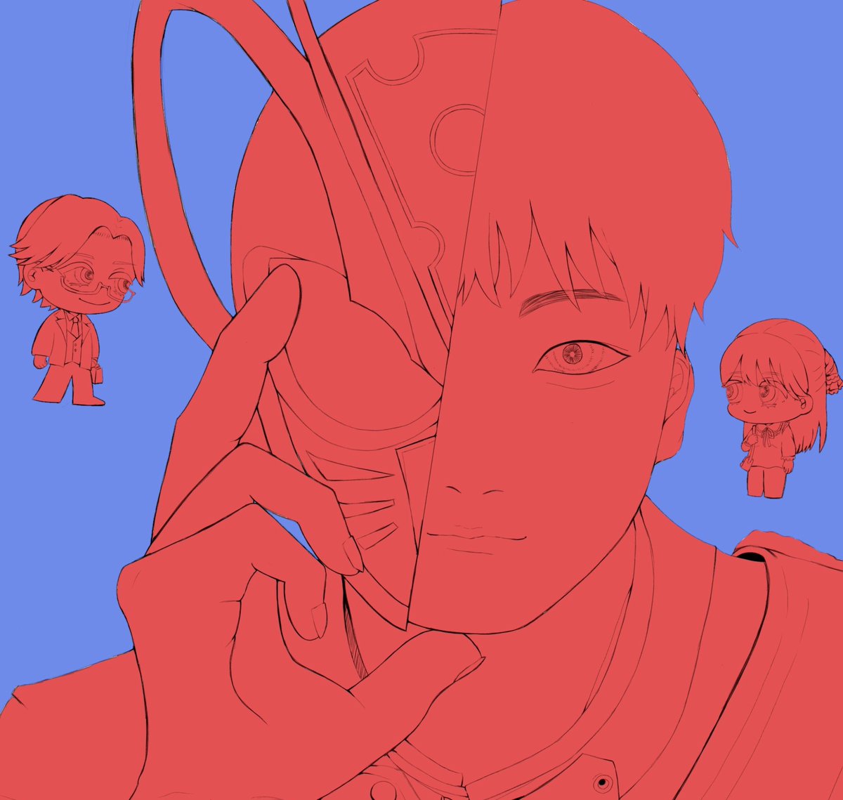 sansai0141's tweet photo. "変身" https://t.co/hAmOM8USCz