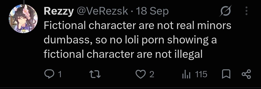 umatoreslop's tweet photo. Exposing Bigoted Umatore Fans Part 7: @VeRezsk 
Bigotry: ableism, homophobia, lolicon, 
#umamusume #umatore #umatwt https://t.co/TtWDqWnETL