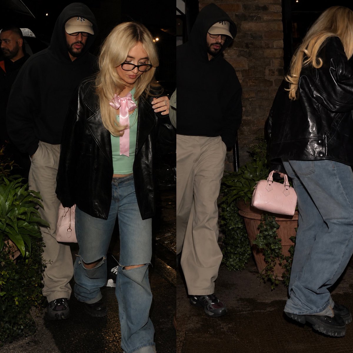 petaltrin's tweet photo. OMGGGGGG BAD BUNNY AND SABRINA CARPENTER WERE REPORTEDLY SPOTTED TOGETHER LAST NIGHT HEADING TO DINNER 😭😭😭😭😭😭😭😭😭😭😭🥹🥹🥹🥹🥹🥹🥹🥹!!!!!!!! https://t.co/z4LsOlmEXK