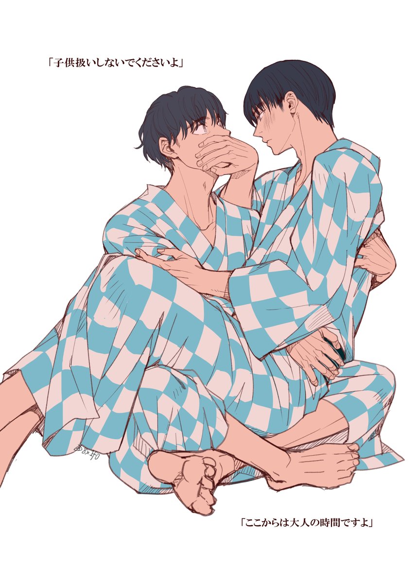 8x1f0's tweet photo. らくがき４
 #キスあと https://t.co/CQCyJolMnA