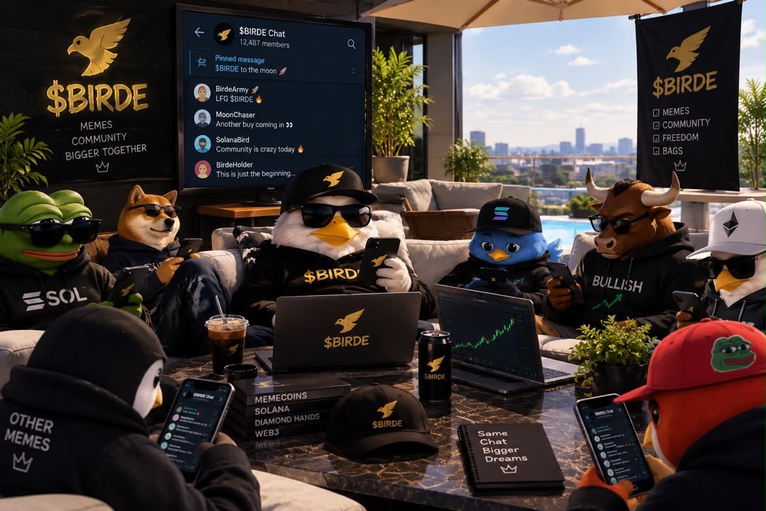 birdeyememe's tweet photo. Good afternoon $BIRDE FLOCKS 

why are we cooking today ?definetly birde https://t.co/8Q0Y2YhlJB