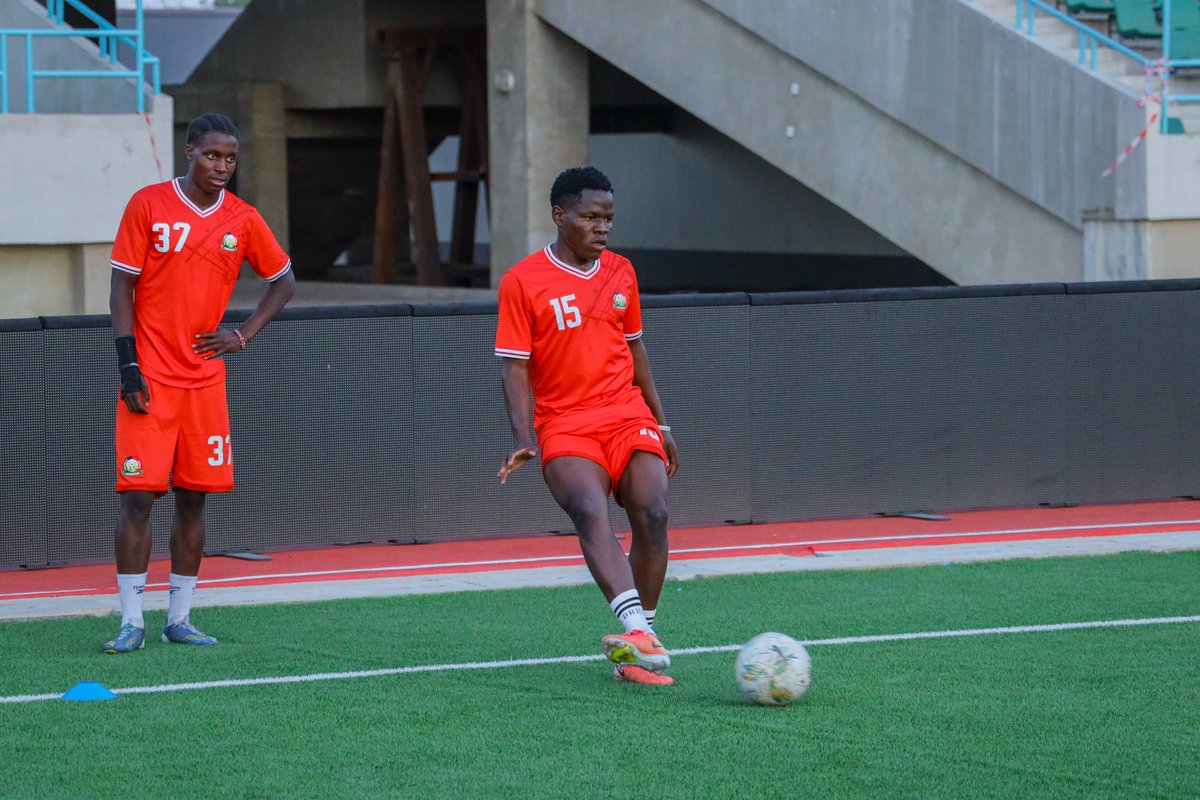 Harambee__Stars's tweet photo. Recovery mode in Tanzania. 

The #EmergingStars get some work in as they prepare for the task ahead. 💪 https://t.co/QIyn87oG0N