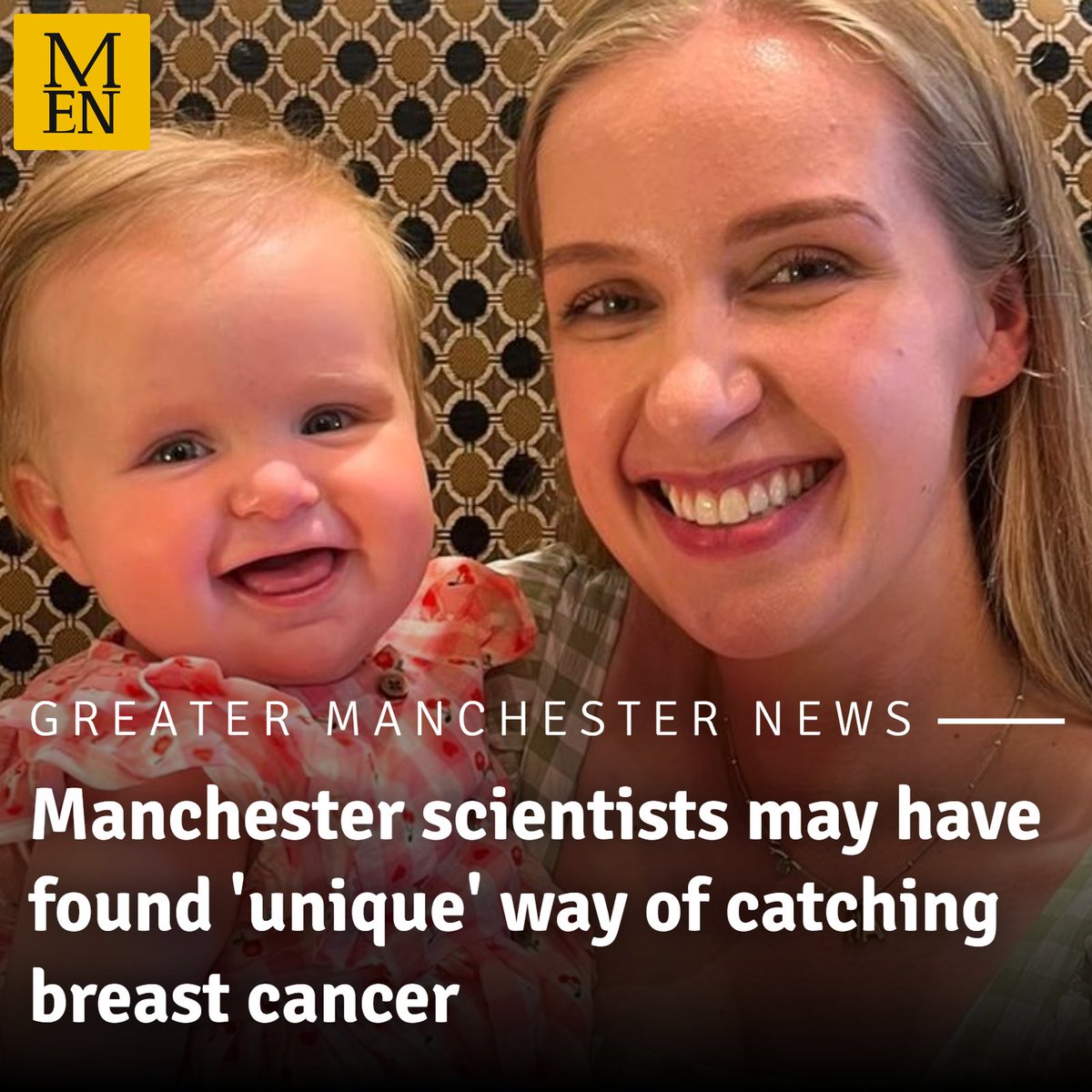 MENnewsdesk's tweet photo. The test could help to detect breast cancer in women during and after pregnancy https://t.co/YDgtUchxWK https://t.co/QgMnBLF29W