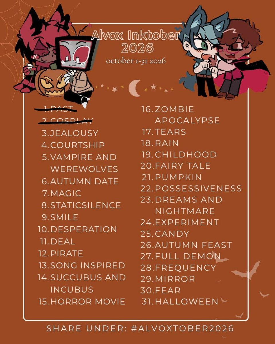 GreenSe_irbis's tweet photo. Day 2 — Cosplay. 
🪭Japanese mythology
 Alastor as a kitsune &amp; Vox as an oni demon  #alvoxtober2026 #Alastor #Vox https://t.co/lVq0SnTJCV
