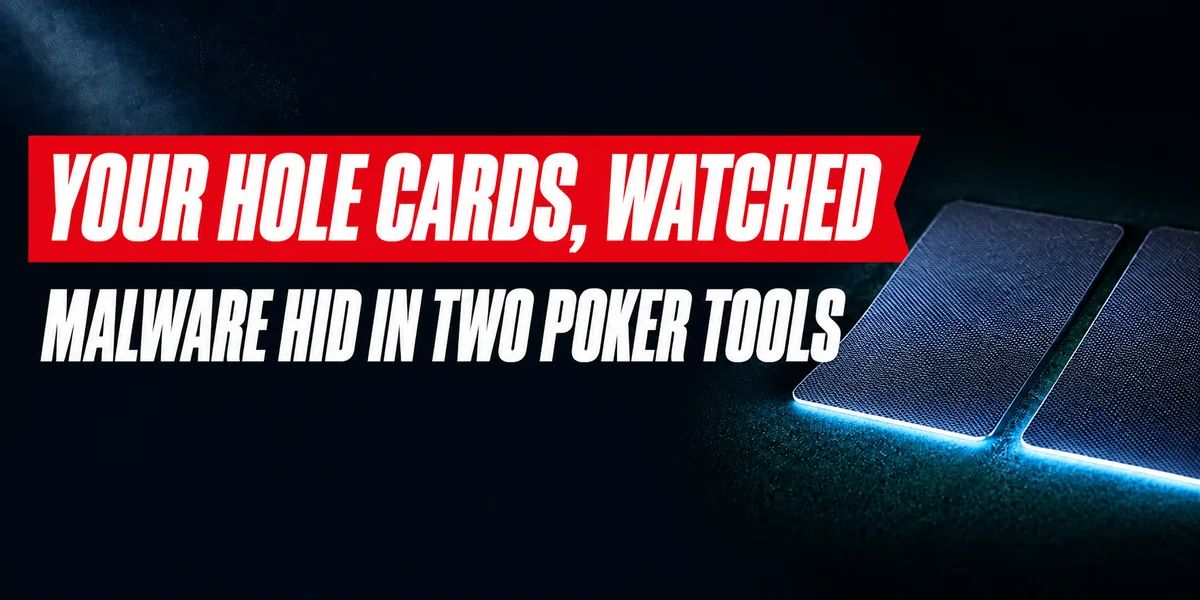 DailyPokerSpot's tweet photo. Could your poker tools be leaking high-stakes hole cards? A recent study highlights malware risks, but the tools remain unnamed. @VIPgrinders

https://t.co/PvNnegPduB Train free: https://t.co/r8unaYIPd8 #poker https://t.co/sufrRS2o7W