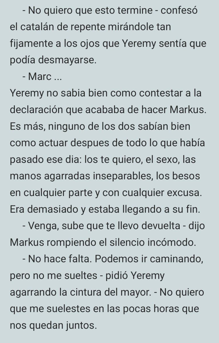 Izzy_Wayland's tweet photo. 194. Yo tampoco quiero que esto se termine https://t.co/diAseA8oAo