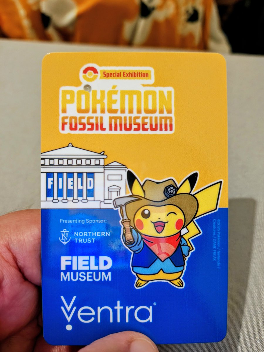 KlownzillaJr's tweet photo. Got my @VentraChicago card in the mail!! @Pokemon edition!! #Chicago #VentraCard #FieldMuseum @FieldMuseum #PokemonFossilMuseum LOVE IT! https://t.co/o4RZcSlhlY