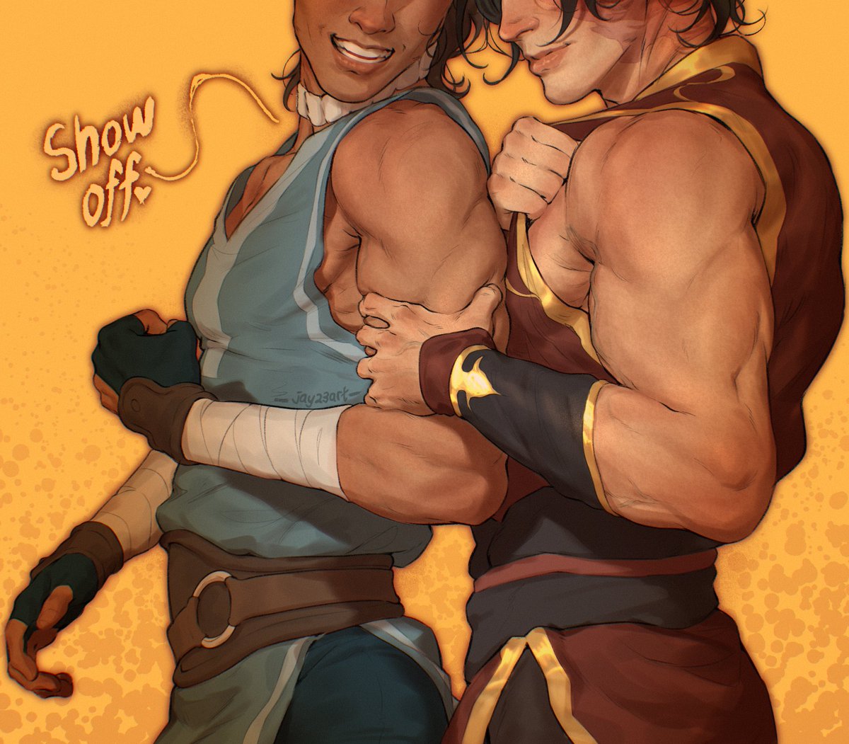jay23art's tweet photo. Everything’s a competition 🔥🪃 #zukka #zuko #sokka https://t.co/TnVfbyaki7