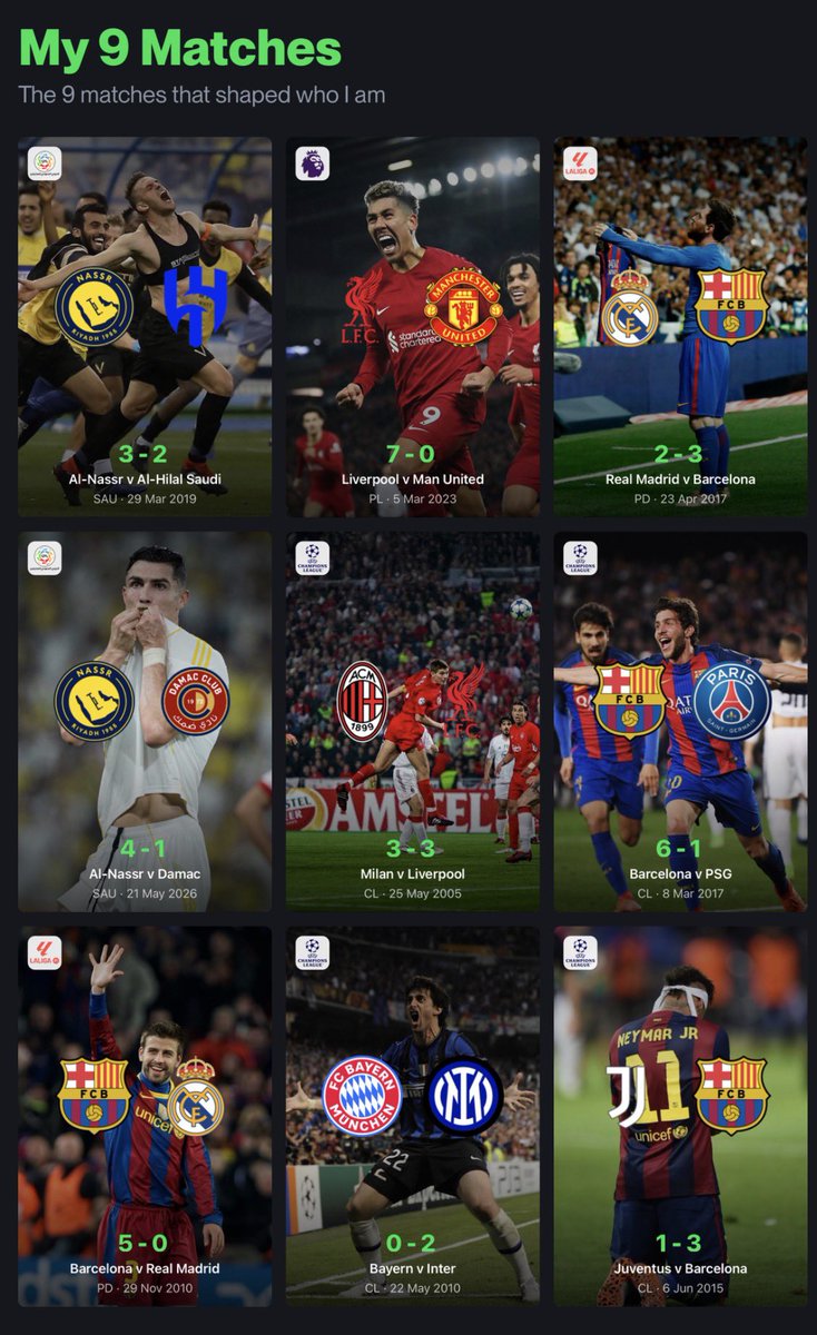 mbrk247212's tweet photo. افضل 9 مباريات شافتها عيني https://t.co/lSH2cC77QS
