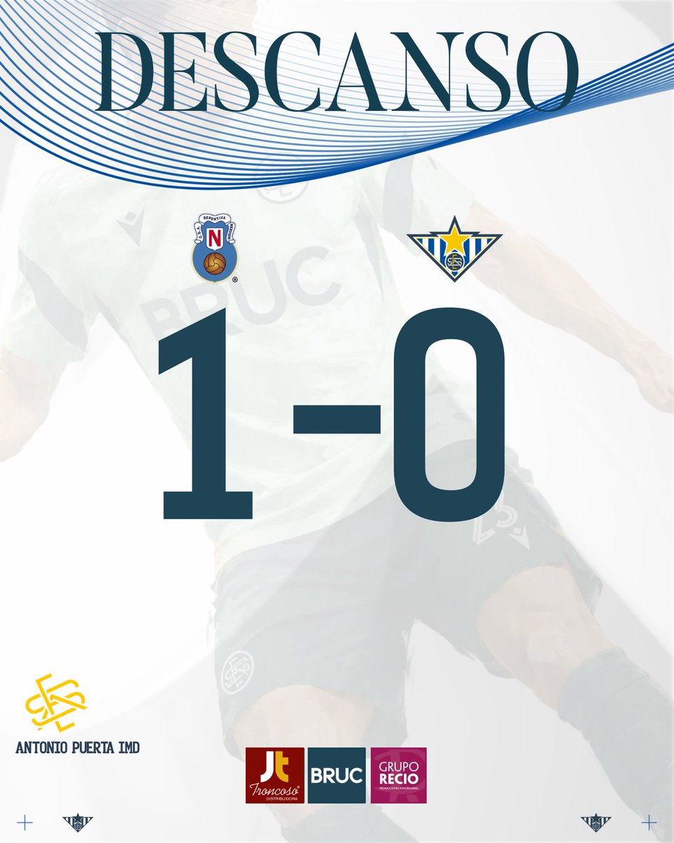 EstrellaSACF's tweet photo. 🔹⏱️ Min. 45 | 1-0

Descanso.
 
#NervionEstrella
#NosMueveElCorazon💙🤍 https://t.co/xWZYWVgM2E