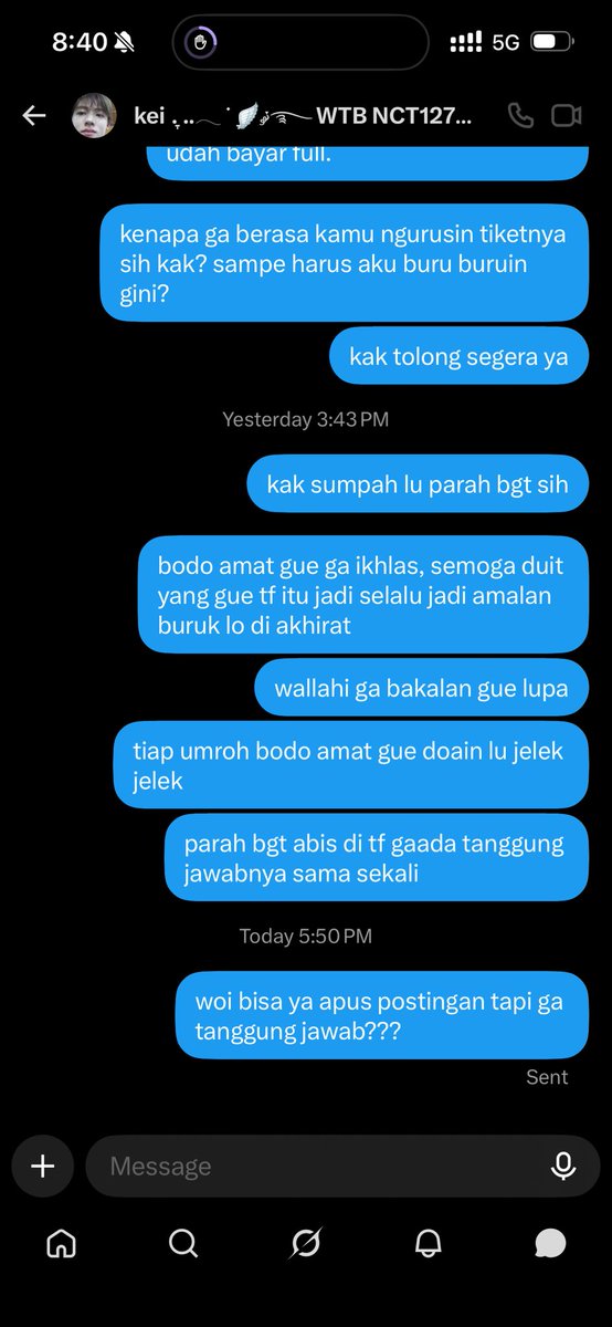 ryunayul's tweet photo. ‼️BEWARE SCAMMER TICKET SERENADES & BODY ROLLS TOUR JAYPARK with LNGSHOT‼️ 

USERNAME  @ariiryaykei 

Don’t buy anything from her. 

dan buat lu ari ari, semoga semua duit yang lu pake ga berkah sampe di akhirat nanti. semoga lu apply visa manapun ga bakal di approve. semoga lu kalo pup keras terus.