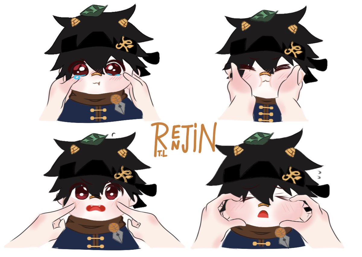 Thuyvava's tweet photo. 捏捏脸～ 
#RenJin https://t.co/e5wBc5G9oO