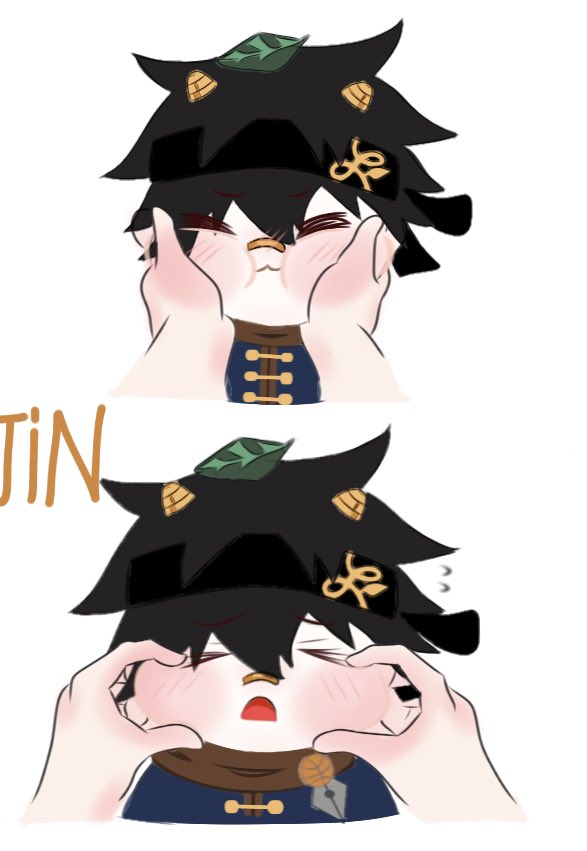 Thuyvava's tweet photo. 捏捏脸～ 
#RenJin https://t.co/e5wBc5G9oO
