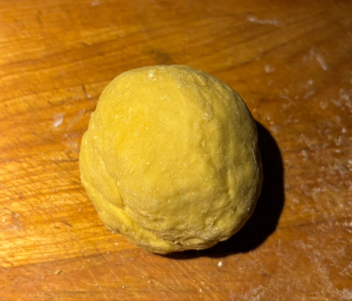 MinorMike's tweet photo. Step Two : Pasta dough ready for resting https://t.co/9pJwIBZA2n
