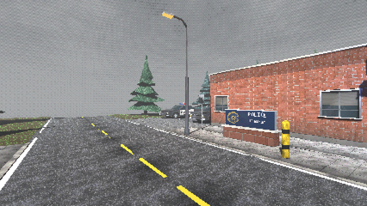 HeyHeyThereeee's tweet photo. Same street, PS1 look off and on. The PS1 had no sub-pixel precision, so vertices snapped to whole pixels and edges jittered; no perspective correction, so textures warped; and a 15-bit framebuffer, dithered.

https://t.co/MYX8We74Xj
#ScreenshotSaturday #PSX https://t.co/TuAq4POY87
