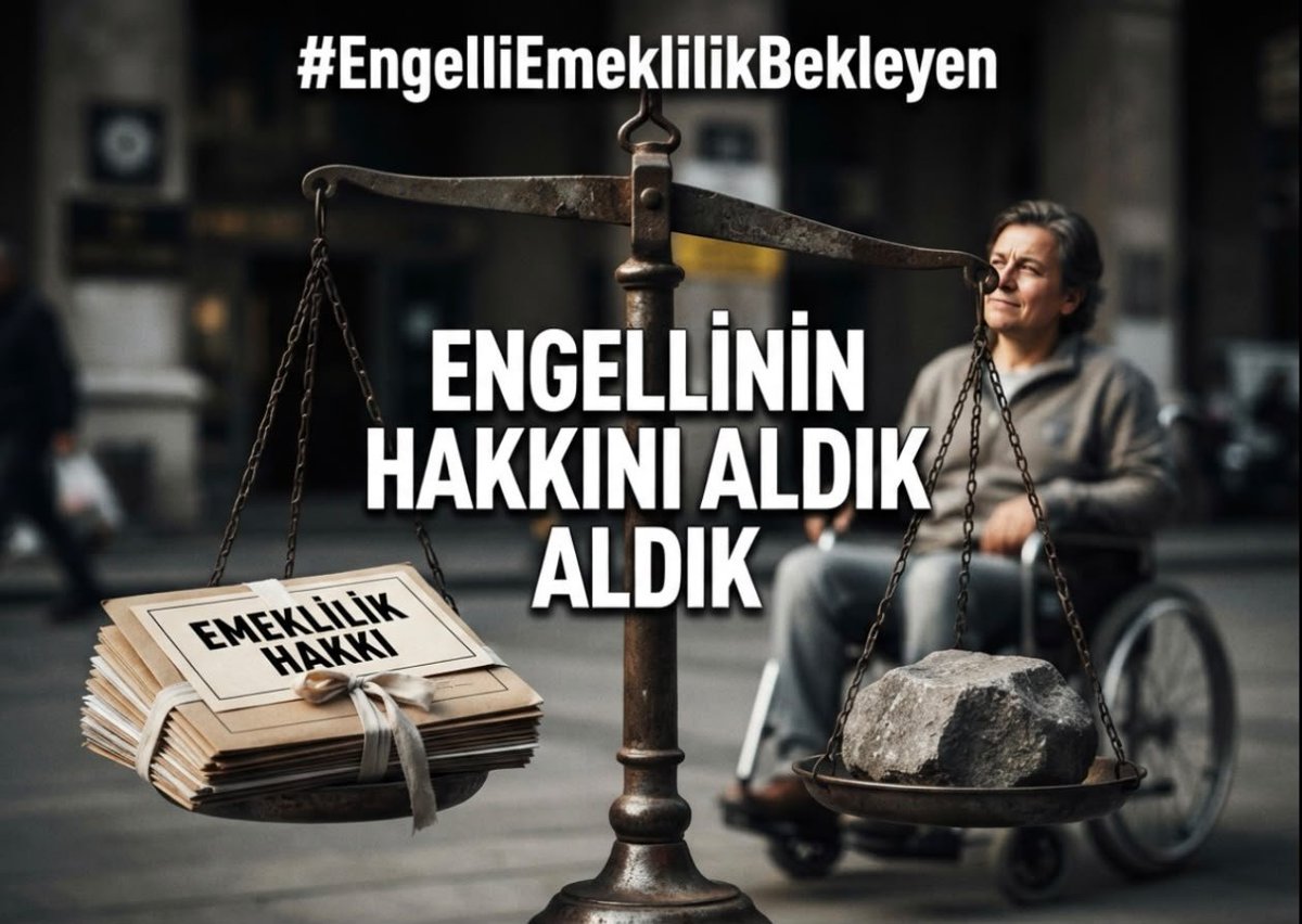 JulideOray5514's tweet photo. Kanser tedavisi görmüş, yıpranmış bir engelli emekçiye 'çalışmaya devam et' demek vicdanla bağdaşmaz.

@akbasogluemin @AvSerkanRamanli @ozmehmetemin
Engellinin Hakkını Aldık
#EngelliEmeklilikBekleyen https://t.co/Ath7kk3BnD