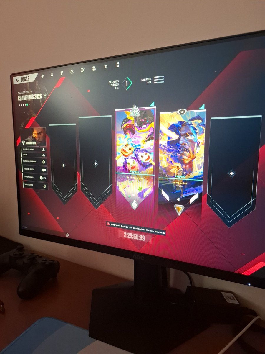 kctvice's tweet photo. Meu namorado que ficou AFK em um MATA MATA equipe !!! Levou 3 dias de ban. 

BLZ 👍👍👍
E antes que perguntem: só foi esse jogo e foi por causa de uma emergência

 @VALORANT @VALORANTBrasil @riotgames https://t.co/GrQqDaQvXI
