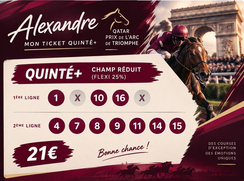 Turfalacote's tweet photo. EDITION SPÉCIALE PRONO PRIX DE L'ARC DE TRIOMPHE 2026 🏇
Et vous, qui sont vos favoris ? 
Dites nous en commentaire 🔽
#turf #prixdelarcdetrimphe #courseshippique #turfalacote https://t.co/n7dzupygss