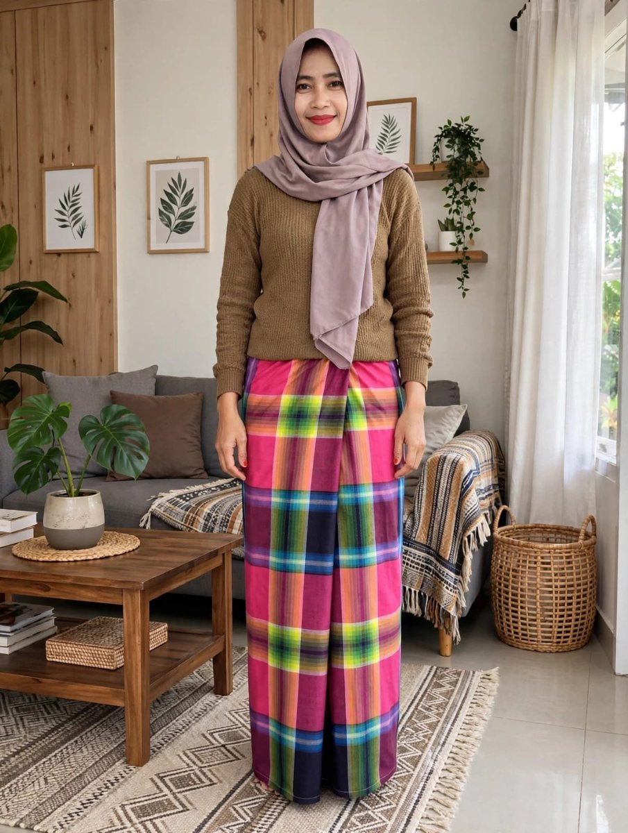 imasusagashite's tweet photo. Pesona gadis desa sarungan https://t.co/dhyEGIXBEb