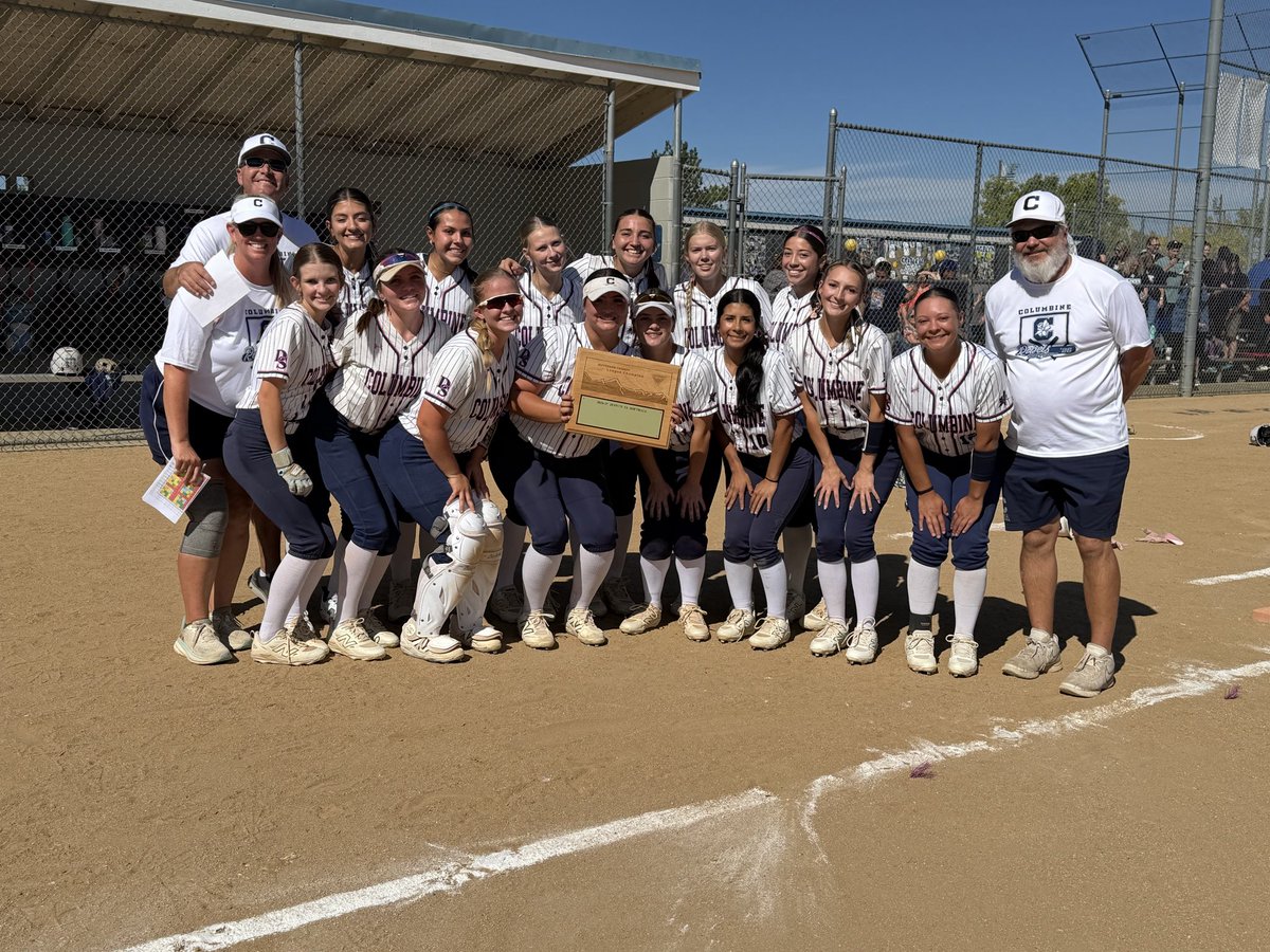 JeffcoAthletics's tweet photo. @HS_MUSTANGS @CHSRebels_SB @coloradopreps @RValleyMustangs @JimmieSearfoss @JohnRenfrow SOFTBALL 🥎 
FINAL
Columbine 2, Ralston Valley 1
@CHSRebels_SB rallies w/ 2-run B7 inning to win &amp; clinch back-to-back 5A Jeffco League titles. 
Video: Walkoff RBI single by junior Ava Kyle.
Story &amp; photos Sunday on @coloradopreps &amp; @CHSAANow. 
#copreps https://t.co/WG458yPAYC