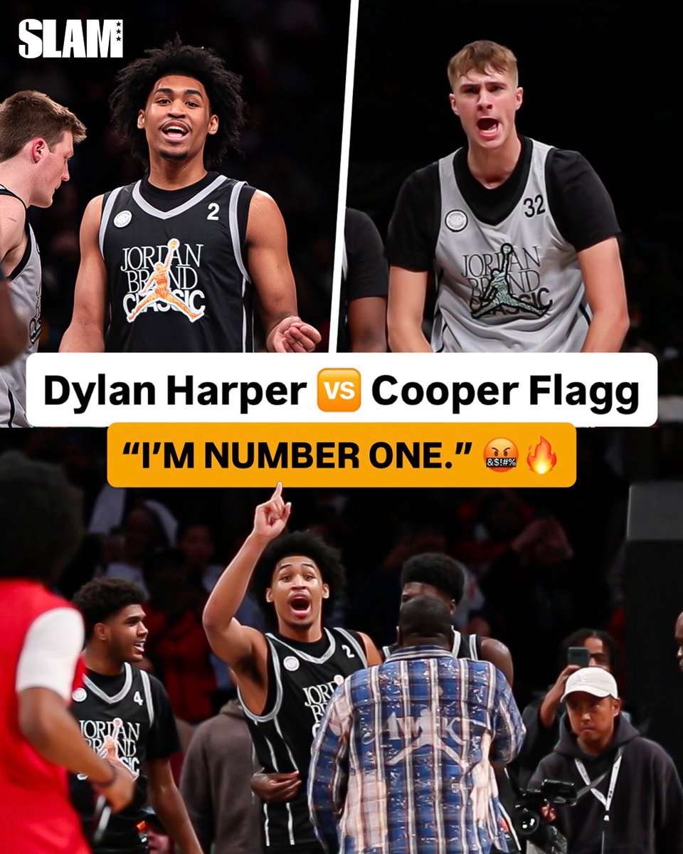 SLAM_HS's tweet photo. Dylan Harper has always welcomed the big stage. Barclays Center in HS was no different. 😤🔥

@dy1anharper https://t.co/UDxY6KYCPO