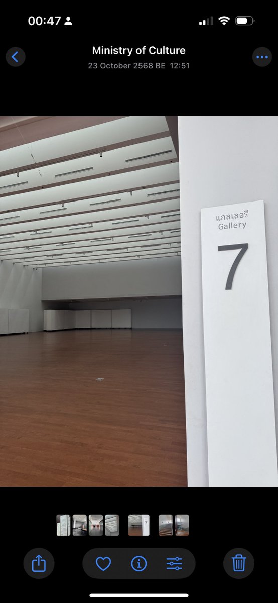 hoshiflot's tweet photo. National Gallery ตรงศูนย์วัฒนธรรมก็ด้วย คือนี่เดินเข้าไปงงๆ คิดว่าต้องมีอะไรจัดแสดงบ้าง สรุปร้าง ไม่มีอะไรเลย ละสร้างใหญ่มาก https://t.co/RdquT9nJ35