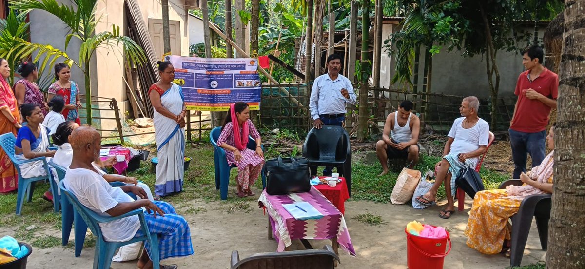 NHMSonitpur's tweet photo. An awareness campaign on VBD was conducted at Napam,Balipara BPHC with the aim of educating the community about the prevention&amp; control of diseases such as malaria, dengue,Japanese encephalitis &amp; other vector-borne illnesses.

@MoHFW_INDIA @TheAshokSinghal @nhm_assam @DCSonitpur https://t.co/EoE4cLcLxL