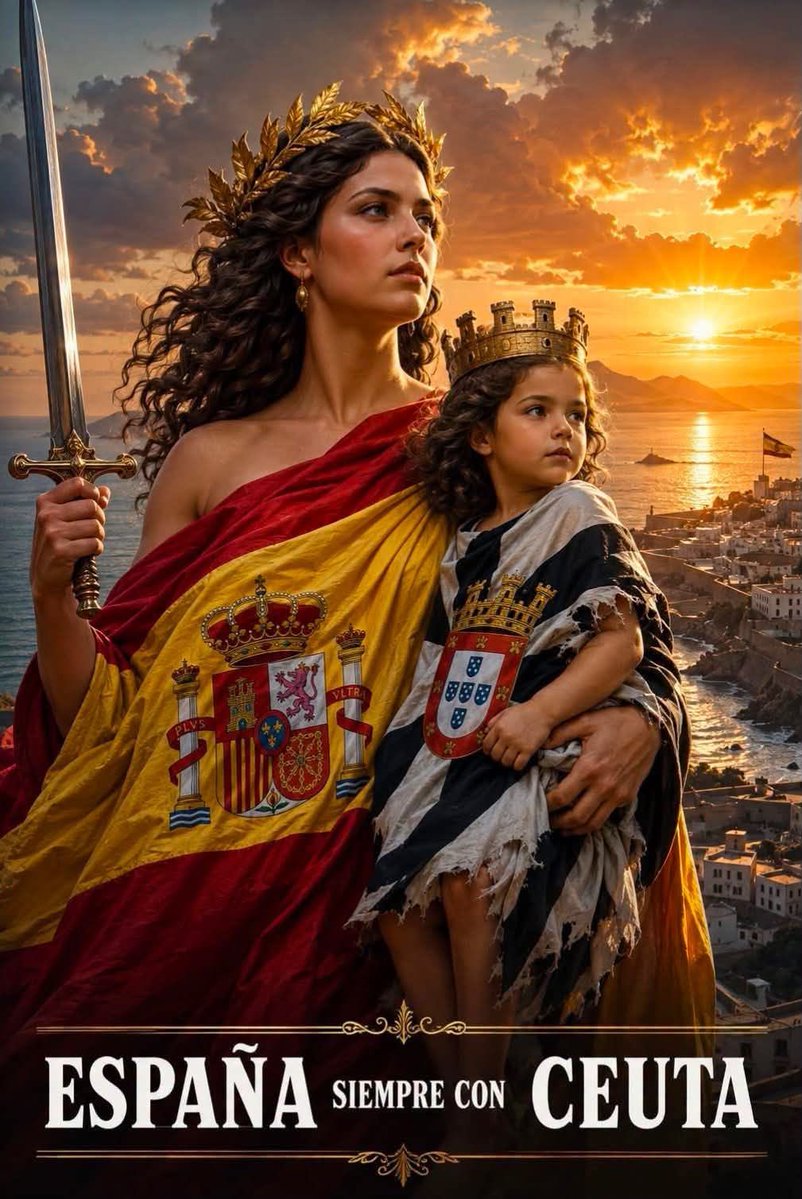 Mercede36703964's tweet photo. Buenas tardes españoles de bien 
#CeutaEsEspaña 
Que no se deje de compartir nuestra querida Ceuta https://t.co/1ozjURmdLW