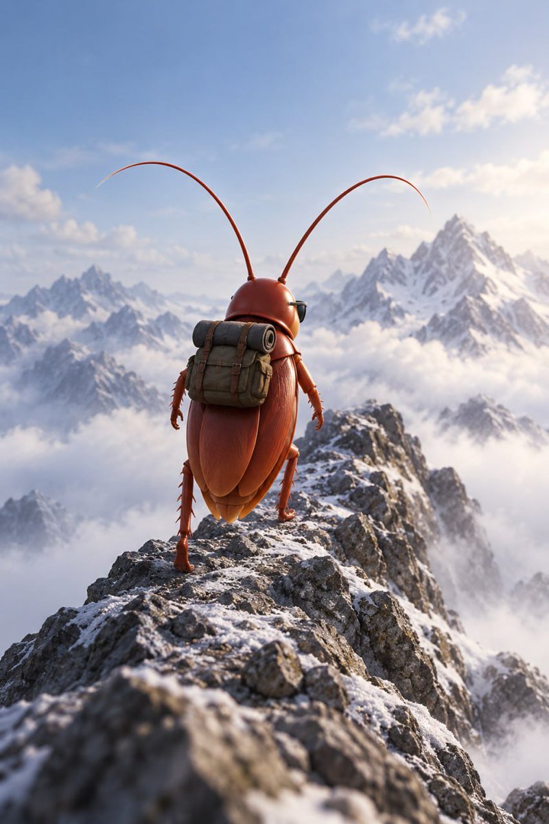 CockroachPF's tweet photo. It's lonely at the top, but the top is where i'm destined to be.

Cockroach mode. https://t.co/4vE1K6VNep