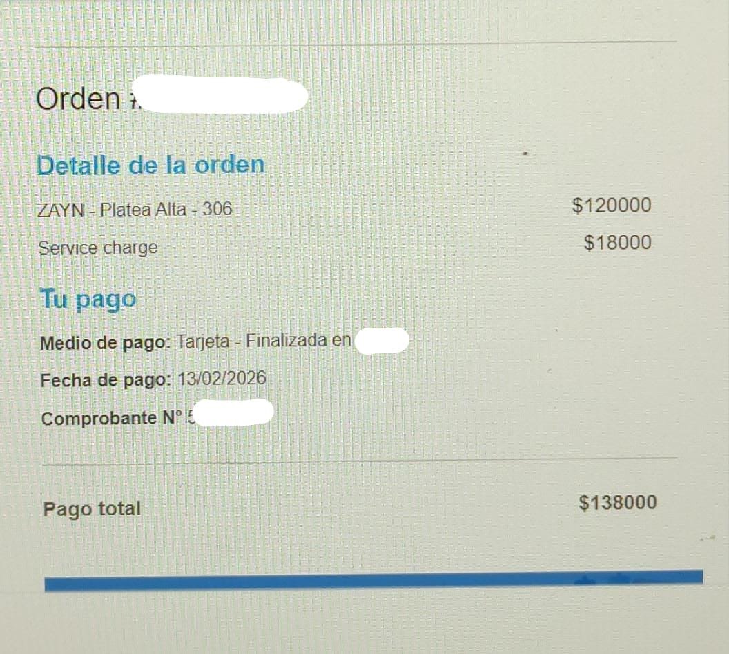 Ladymirrorball's tweet photo. VENDO ENTRADA PARA ZAYN EN EL MOVISTAR ARENA
Se me complica el viaje y no puedo ir.
Precio: 100.000
Sector: 306
Fila; J
Asiento; 30
Mandenme DM para coordinar intercambio, gracias!❤️
(Nunca usé esta cuenta, pero necesito vender la entrada jsjsj)
#konnakoltour #zayn #zaynargentina https://t.co/4B0QFyMOWo