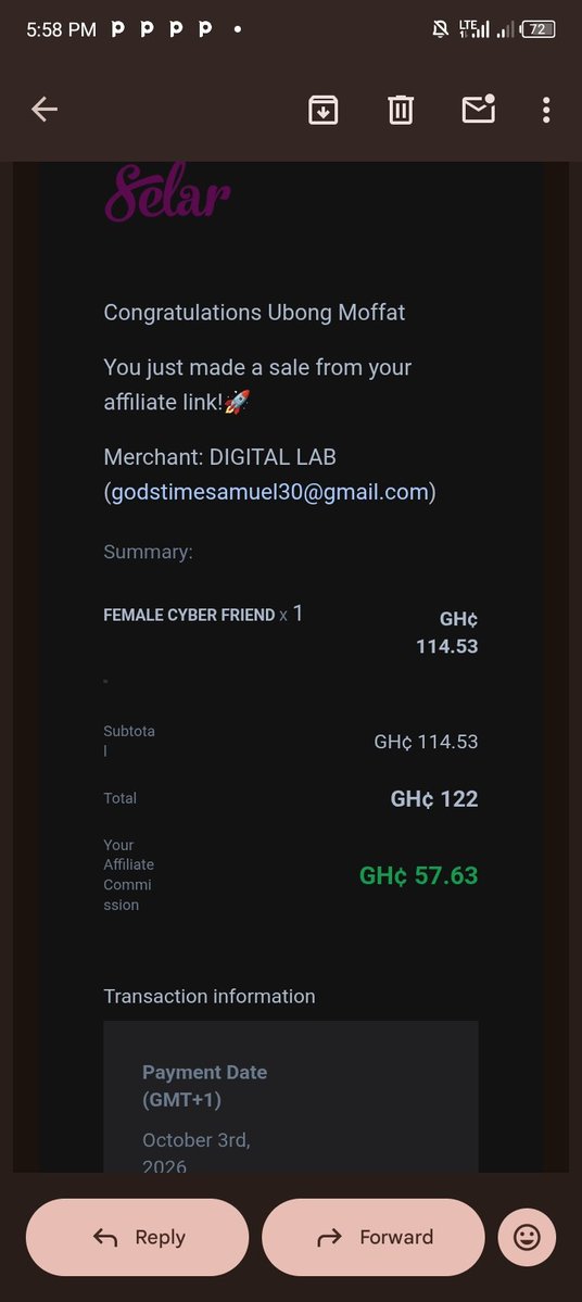 Ubymoffat's tweet photo. Another sale again! 🎉🔥
It can only be God! 🙏❤️
Consistency, patience and taking action really pay off. Don’t just watch other people celebrate their wins—take that step and work for yours too.
Your own testimony can be next. Keep showing up! 💪🏽💰 Affiliate Marketing,
Send Dm https://t.co/N4RllwIRot