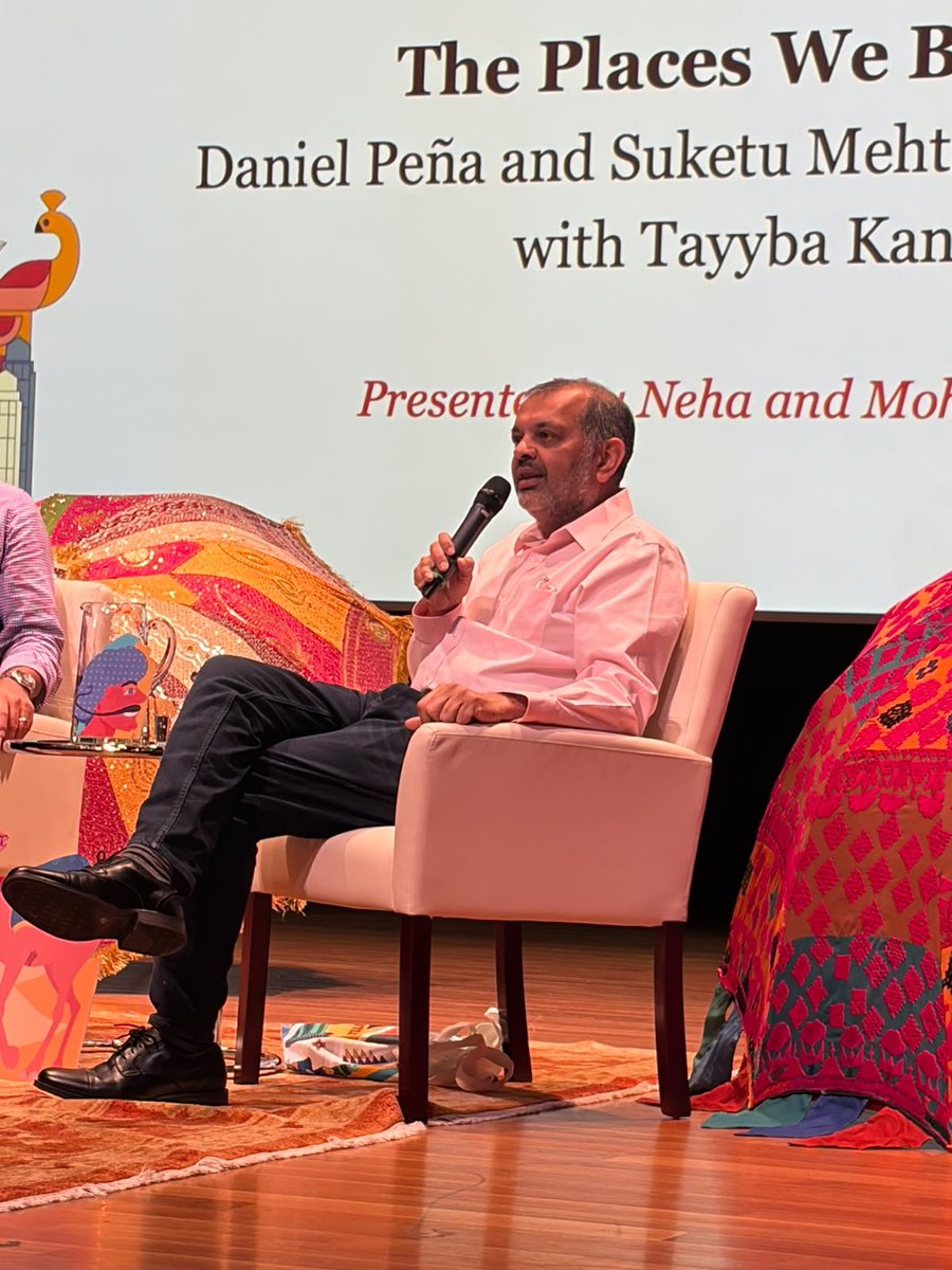 JLFLitfest's tweet photo. What does it mean to belong? What really is the pursuit of refuge? Pulitzer finalist Suketu Mehta’s This Land Is Our Land: An Immigrant's Manifesto is an ‘impassioned defence of global immigration’ based on his own family’s story migrating from India to the west. https://t.co/aLgK66ZjD1