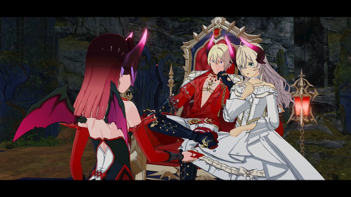 paneruBPSR's tweet photo. 魔王様＆お姫様と一般悪魔 https://t.co/g69u29yYSd