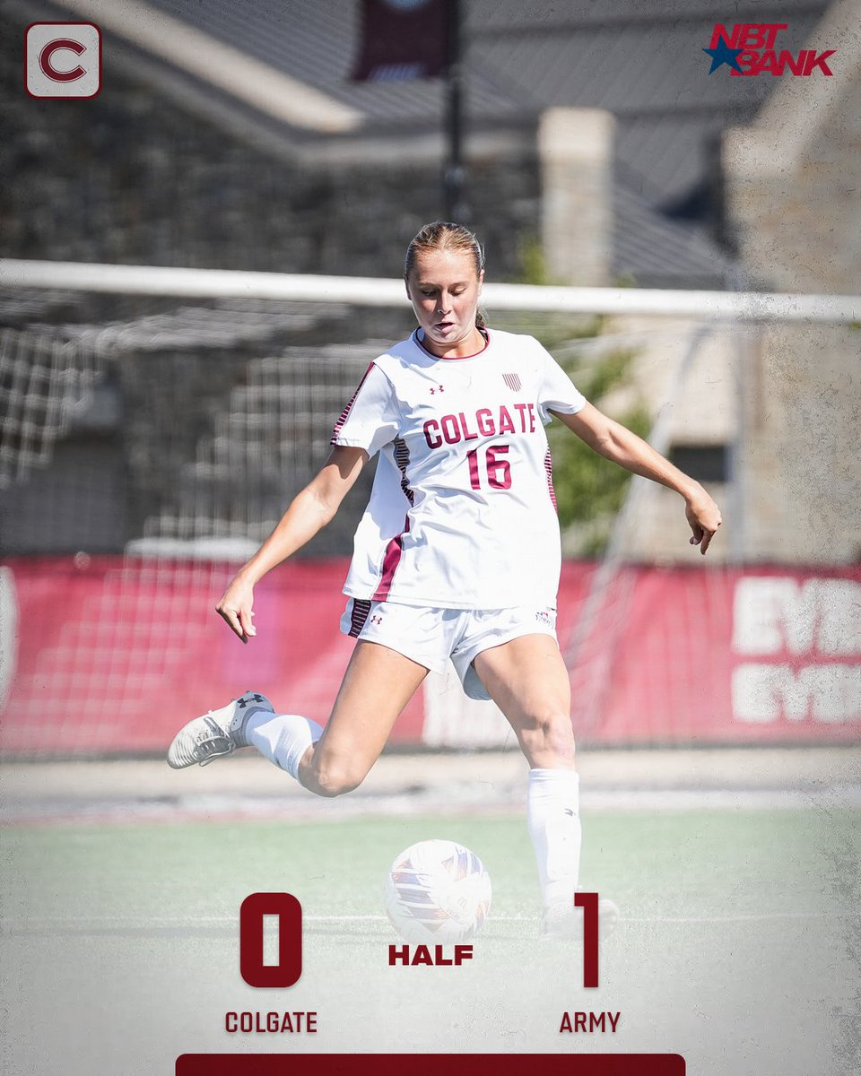 ColgateWSOC's tweet photo. Behind at the break.

#GoGate https://t.co/D47Yyb9sDE
