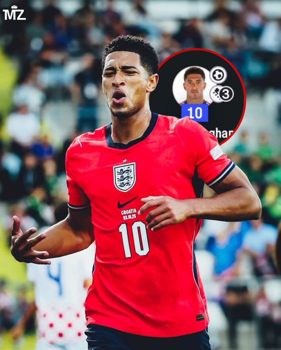 theMadridZone's tweet photo. Jude Bellingham vs Croatia:

• 1 goal
• 3 assists
• 8 (!!) chances created
• 4 (!!) big chances created
• 2/2 crosses
• 6/7 long balls
• 4/6 dribbles
• 3 times fouled
• 8 duels won
• 1 interception
• 2 recoveries
• 2 defensive contributions 

BEST MIDFIELDER IN THE WORLD! 🏴󠁧󠁢󠁥󠁮󠁧󠁿⭐️