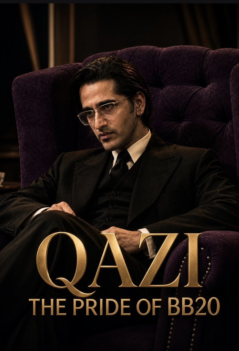 qaziofficialfc's tweet photo. From entertaining the audience to standing firm in difficult situations, Qazi continues to show why his presence matters. He stays true to himself, carries his own style, and never lets the noise around him define who he is. That authenticity is his biggest strength

QAZI THE PRIDE OF BB20