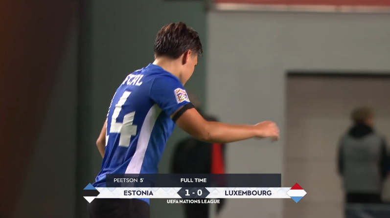 foet247europa's tweet photo. FT Estonia 1 Luxembourg 0. #ESTLUX #NationsLeague https://t.co/wGH4Un2lJR