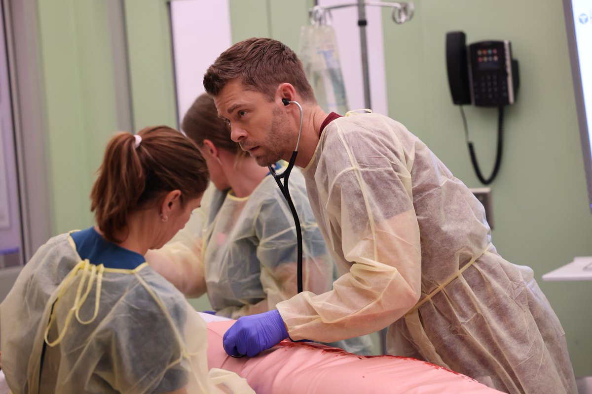 NBCOneChicago's tweet photo. The doctors are in! Chicago Med premieres Wednesday 8/7c on @NBC and streaming next day on Peacock https://t.co/oPpIKoNp06