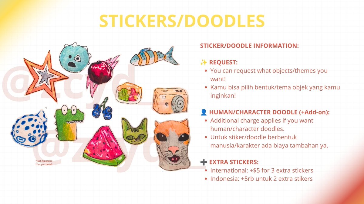 qyd_0's tweet photo. Hi! I’m opening my commissions for this unique Traditional Sticker Sheet Portrait style! 🦖✨

#commissionsopen #artcommission #traditionalart #sketchbook #vgenCommission #vgencode #vgen #paypalcommission #artistontwittter https://t.co/NJdviEdhWc