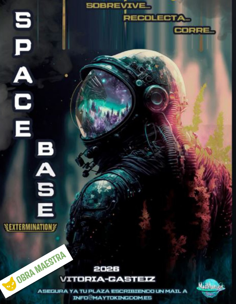RetroRunning_'s tweet photo. Escaperoom 447
👽Space Base Extermination by @madmansiongames &amp; @maytokingdom – Vitoria🛸

Temática: Sci-fi terror

Has sido seleccionado por la compañía “UAC” (Unidad de Alta Contención) como parte del equipo de apoyo destinado a la Estación USS.  

👉 https://t.co/k5xwTSsXy8 https://t.co/74jqC3ekcY