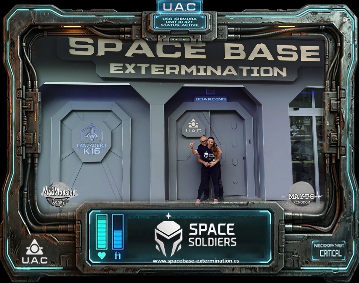 RetroRunning_'s tweet photo. Escaperoom 447
👽Space Base Extermination by @madmansiongames &amp; @maytokingdom – Vitoria🛸

Temática: Sci-fi terror

Has sido seleccionado por la compañía “UAC” (Unidad de Alta Contención) como parte del equipo de apoyo destinado a la Estación USS.  

👉 https://t.co/k5xwTSsXy8 https://t.co/74jqC3ekcY