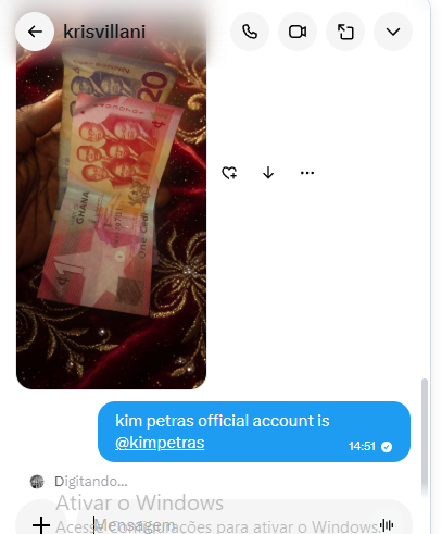pedrocaiis's tweet photo. Guys, some guy just DMed me thinking I was Kim Petras. He even mentioned money, I'm literally so freaked out right now. https://t.co/8CYbmVXn9x