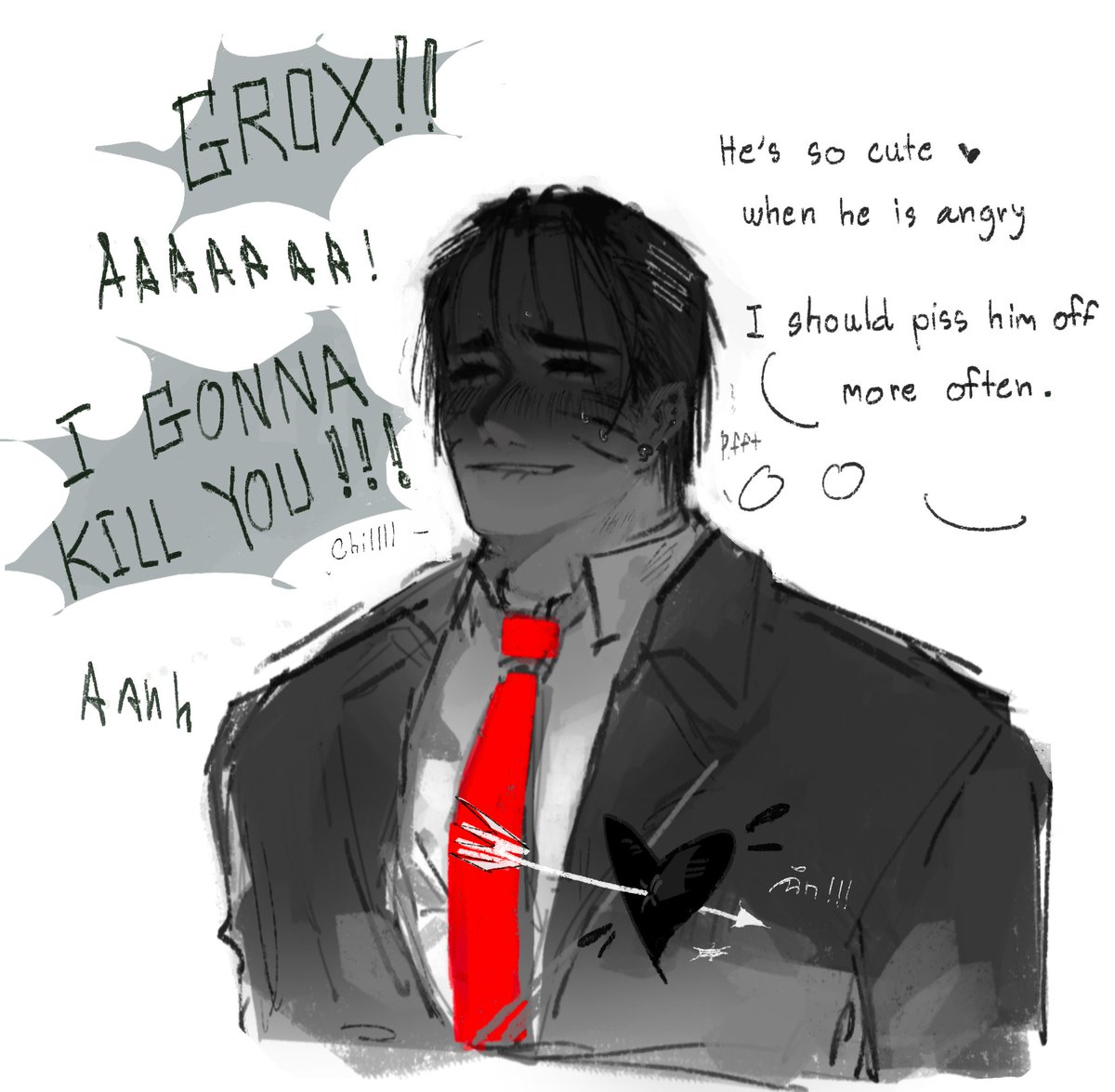 gujanonzz's tweet photo. My headcanons about #frox #froggygrox 🐸💀 https://t.co/MP2e7aVzJM