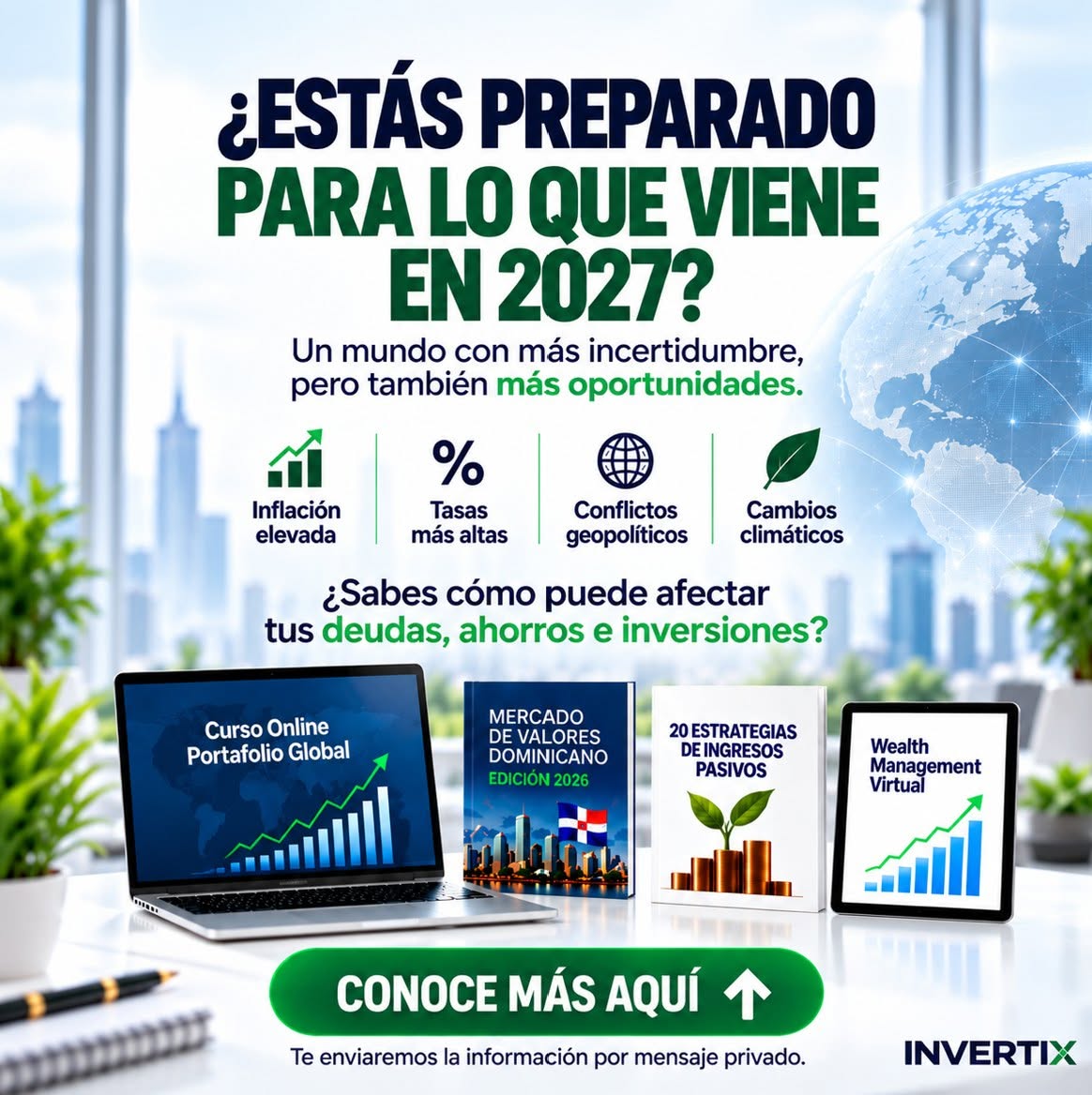 InvertixRD's tweet photo. Conoce más aquí 👉 https://t.co/fiFI1Z2OMY
#RepúblicaDominicana #DominicanRepublic #SantoDomingo #dominicanos #finanzas #finanzaspersonales #mercados #markets #investing #elearning #educaciónfinanciera https://t.co/8IZLezHagv