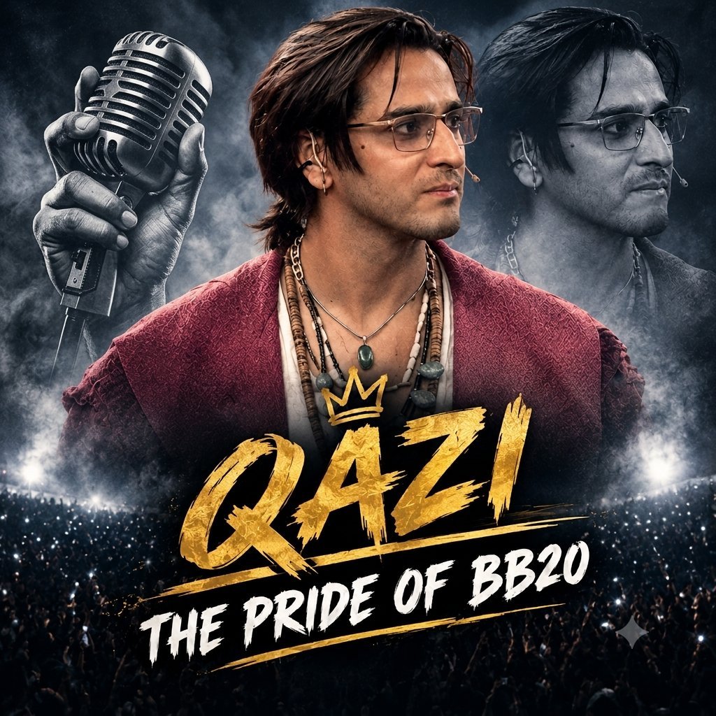 Shahedahmed008's tweet photo. @Mr_AYAN__KHAN_7 No matter what the episode brings, Qazi continues to leave his mark.
Proud to support Qazi

QAZI THE PRIDE OF BB20

#QaziTouqeer #Biggboss20 https://t.co/ayYtTBg8ff