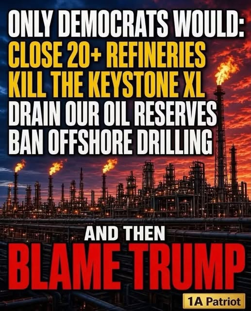 WayKuy4truth's tweet photo. After years of trying to drive up oil prices to force us all into electric cars, Democratic politicians are now pretending to care about high gas prices. Vote these fraudsters out. President Trump brought gas prices down before, and he will do it again. Democrats would take us back to the Biden years of 9+% inflation and open borders. Vote RED!!