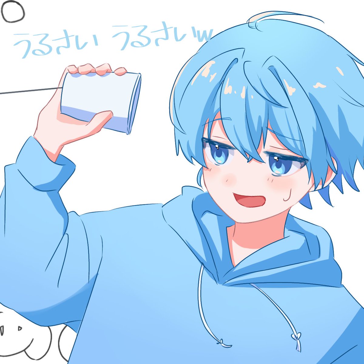 jito_299's tweet photo. 糸電話💛🩵📞(創作) https://t.co/JJ7Ig7KaP1