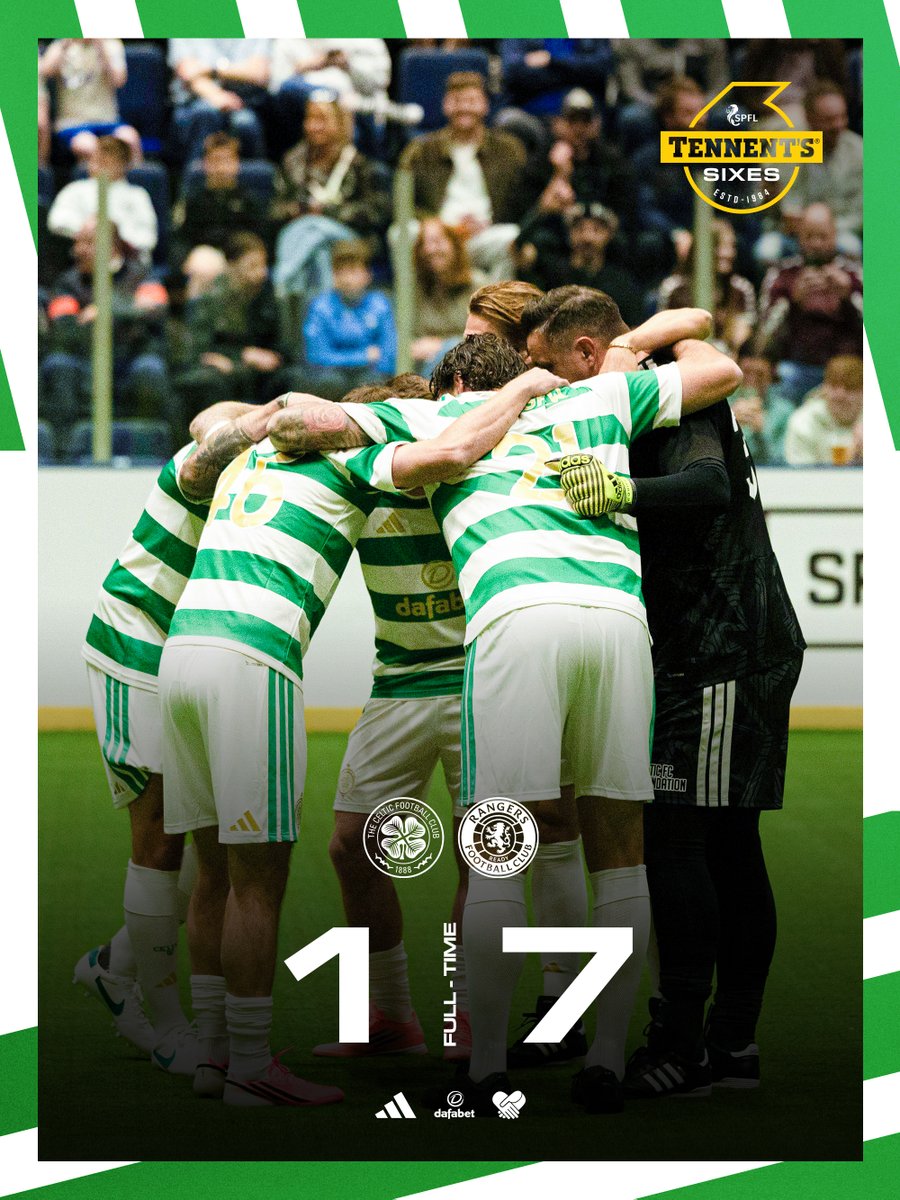 CelticFC's tweet photo. Defeat in the Tennent’s Sixes.

#CelticFC🍀 https://t.co/ztdvkEGRfS