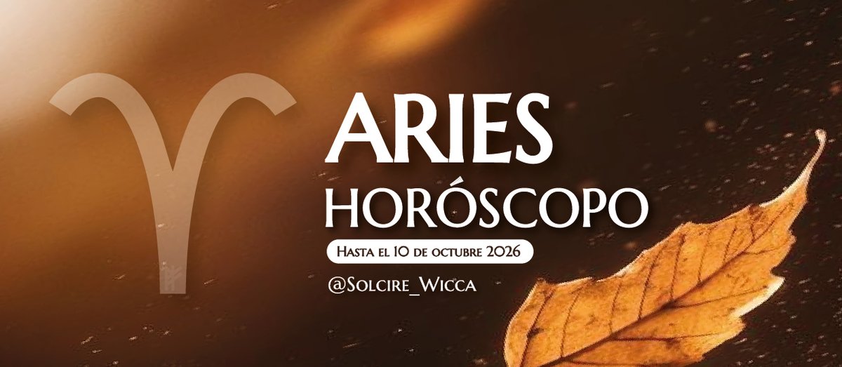solcire_wicca's tweet photo. #Aries
Hasta el 10 de oct 2026
#ENHoróscopoSolcire
Recomendación: Verifica lo que sea necesario, si no tienes seguridad, no lo dejes en manos de la suerte, es posible que tengan la oportunidad de remediar antes de cometer el error.
https://t.co/ivUPJDNi6A https://t.co/xKcPzUcEkO